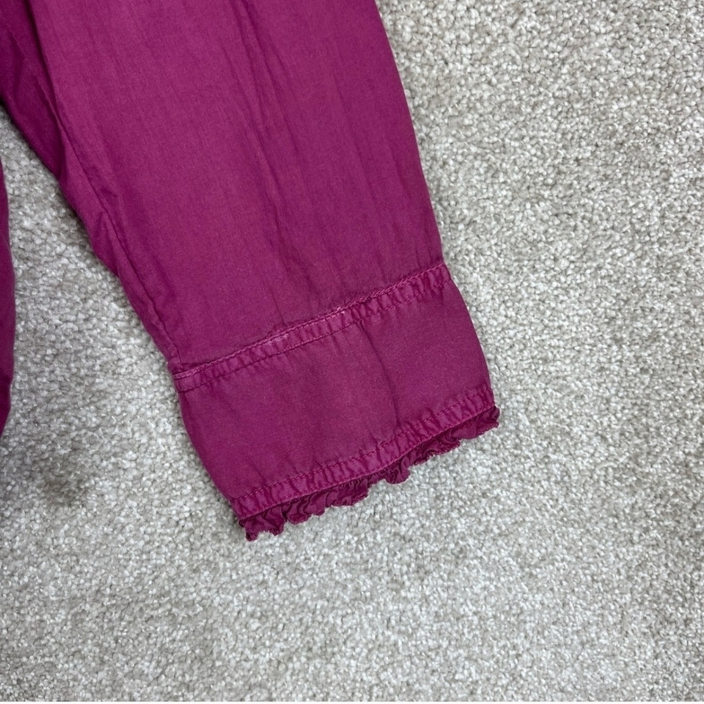 🌻Sundance Rich Purple Raspberry Button-Down Shirt - Picture 11 of 14